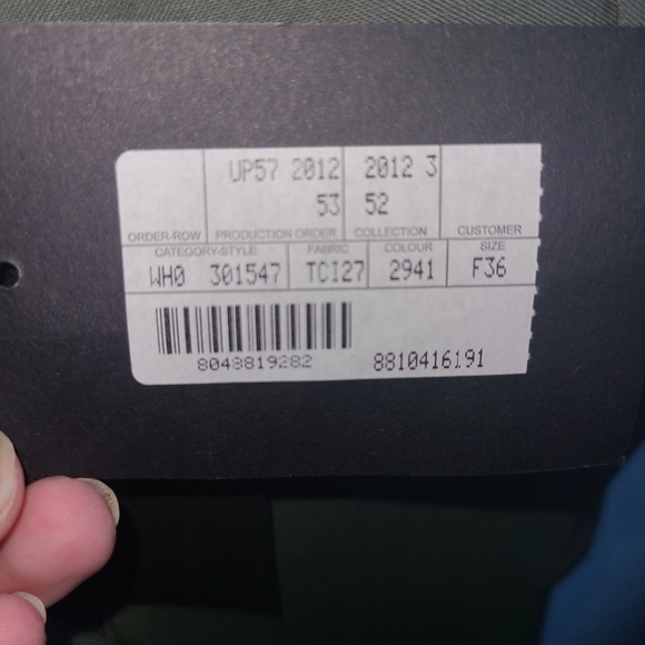 Authentic Balenciaga Dress Pants Slacks Women's Size 6 Olive Green New With Tag - Picture 13 of 13